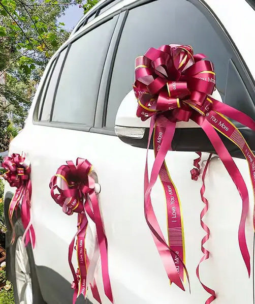 Kokarda dekoracyjna ściągana duża