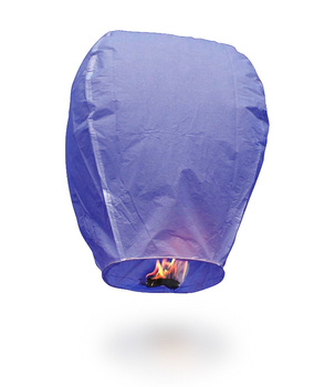 Lampion latający SkyWish - fioletowy