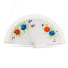 Wachlarz FLAMENCO flower - biały