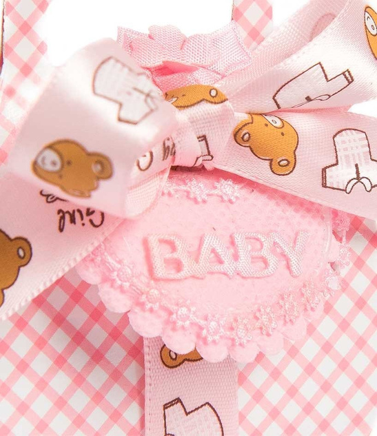 Pudełeczko prezentowe BABY - różowe