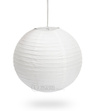 Lampion papierowy KULA – 40 cm, biały