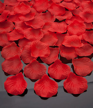 Płatki kwiatów dekoracyjne 100szt. – elegancka dekoracja na wesela