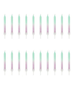 Świeczki urodzinowe na tort OMBRE