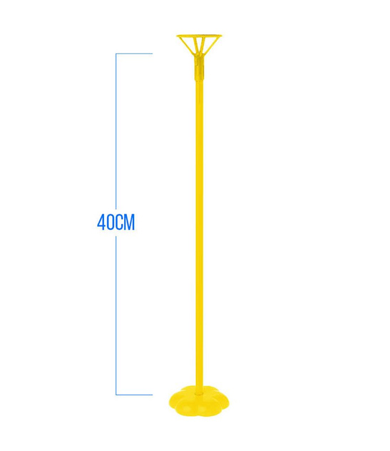 Stojak do balonów 40cm - żółty