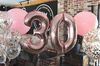 Balon foliowy 100cm - srebrna litera C