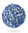 Kwiatowa kula 40cm XXL - niebieska