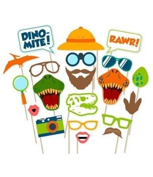 Gadżety do FOTOBUDKI DINO - 20szt