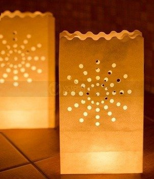 Torebki na świecę 10 szt.