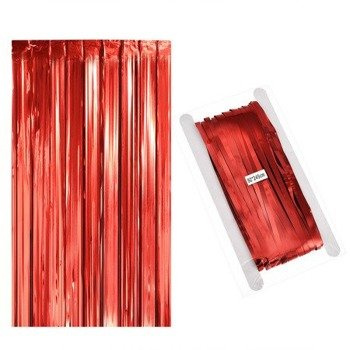 Kurtyna dekoracyjna Premium - czerwona