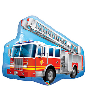 Balon foliowy wóz strażacki 91 cm Qualatex – dekoracja na każdą okazję