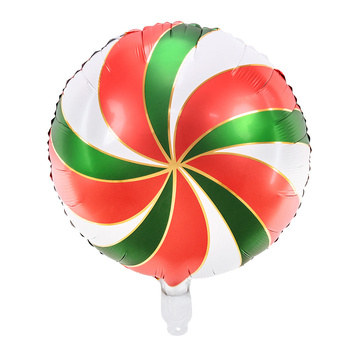 Balon foliowy cukierek lizak 35cm na święta mix