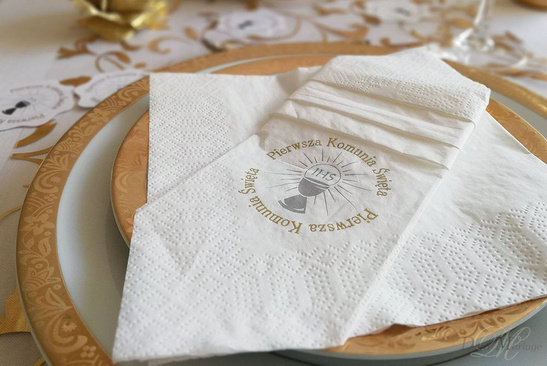 Serwetki I Komunia Święta - IHS 20szt