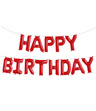 Balony foliowe napis HAPPY BIRTHDAY czerwony 40cm