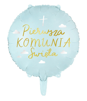 Balon foliowy Pierwsza Komunia Święta