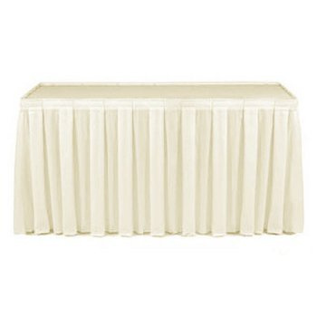 Falbana SATYNOWA 0,75x4m - ECRU - 1 szt.