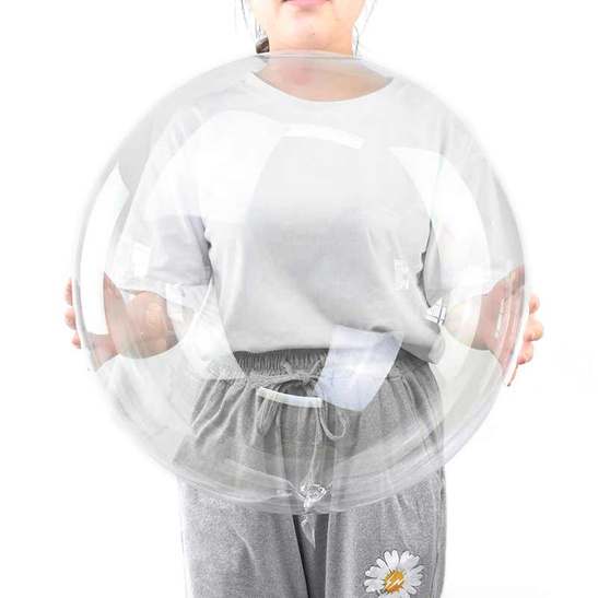 Balon BOBO 45 cm Transparentny – Krystaliczny Dekoracyjny na Hel
