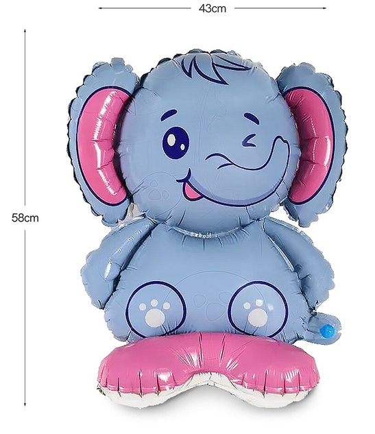Balon foliowy stojący SŁONIK - 58cm
