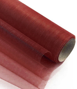 Organza obszyta 36cm x 9m Brąz – Wszechstronny materiał do dekoracji