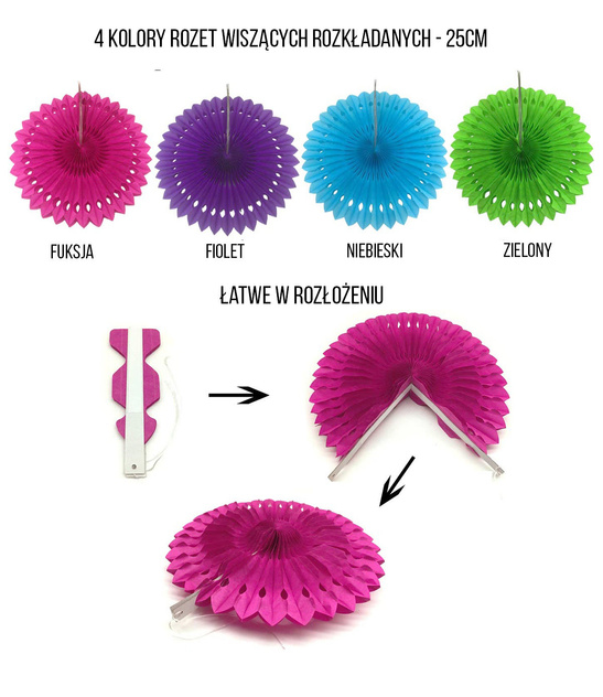 Zestaw imprezowy kolorowy DUŻY