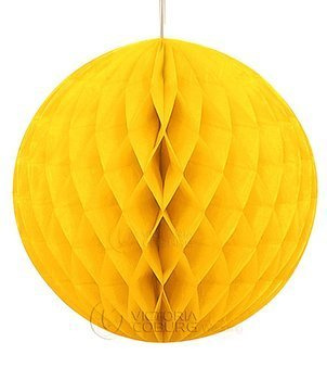 Kula plaster miodu 40cm - żółty