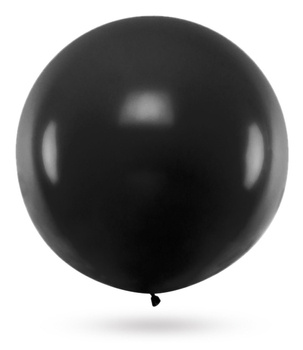 Balon lateksowy GIGANT 1m - czarny