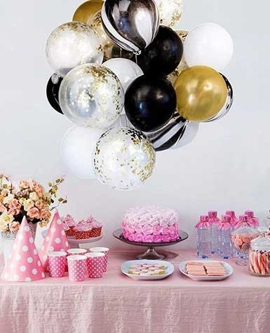 Balony niebieskie ZESTAW - 24szt