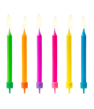 Świeczki urodzinowe mix 6szt