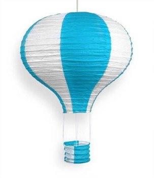 Lampion papierowy BALON 40cm - niebieski jasny