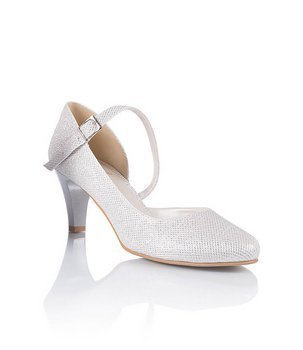 Czółenka ślubne 3/4 Bożena