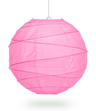 Lampion asymetryczny 40cm - róż