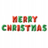 Girlanda balonowa napis MERRY CHRISTMAS 14szt 40cm