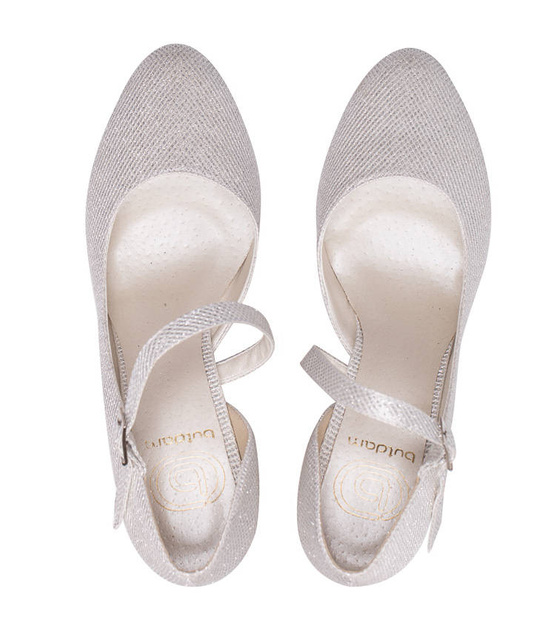 Czółenka ślubne 3/4 Bożena