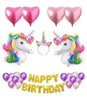 Girlanda z balonów zestaw jednorożec Unicorn
