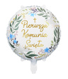 Balon foliowy I Komunia Święta BOHO