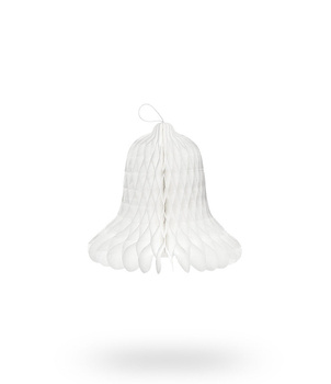 Dzwonek plaster miodu 20cm - biały