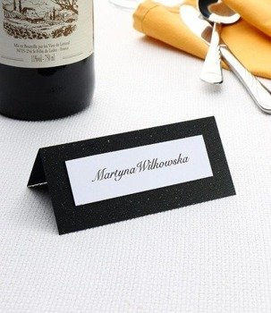 Wizytówka personalizowana - czarna