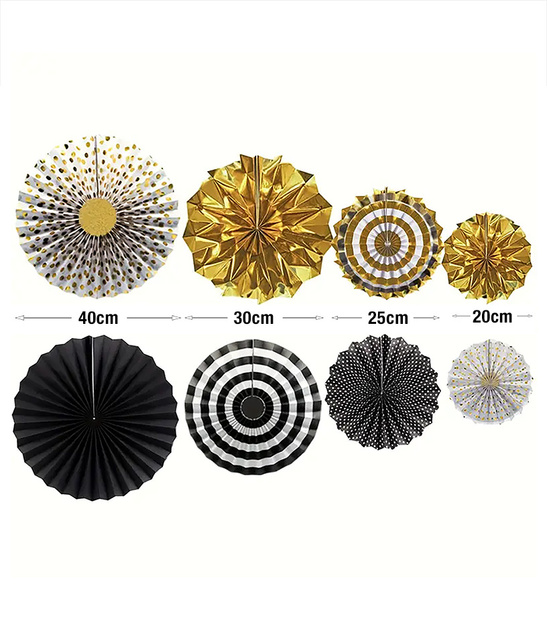 ROZETY dekoracyjne komplet 8 szt. różowe złoto