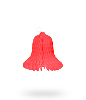 Dzwonek plaster miodu 20cm - czerwony