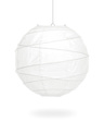Lampion asymetryczny 30cm - biały