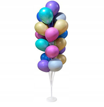 Stojak na balony 160 cm na 19 balonów – dekoracja na wesele i eventy