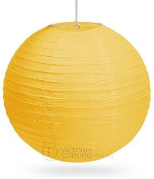 Lampion papierowy KULA 60cm  - żółty