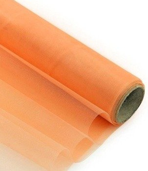 Organza obszyta 36cm x 9m łososiowa – Materiał do dekoracji
