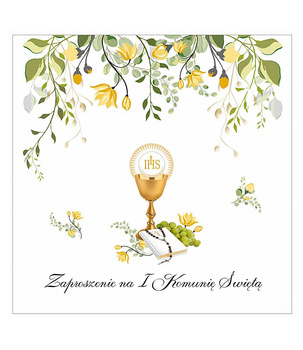 Zaproszenie I Komunię Świętą
