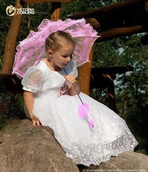 Parasolka Happy Hannah LONG kids - różowa