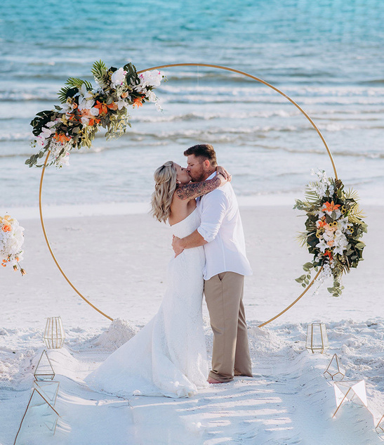 Metalowe Koło 240cm - Stelaż do Dekoracji i Aranżacji, Idealne na Śluby i Eventy