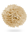 Pompon z bibuły KULA 50cm - beżowy