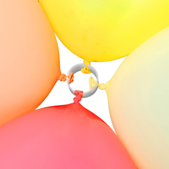 Łączniki klipsy do tworzenia kolumn balonowych 50 szt