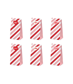 Torebeczki na słodycze Sweet Love - 6szt.