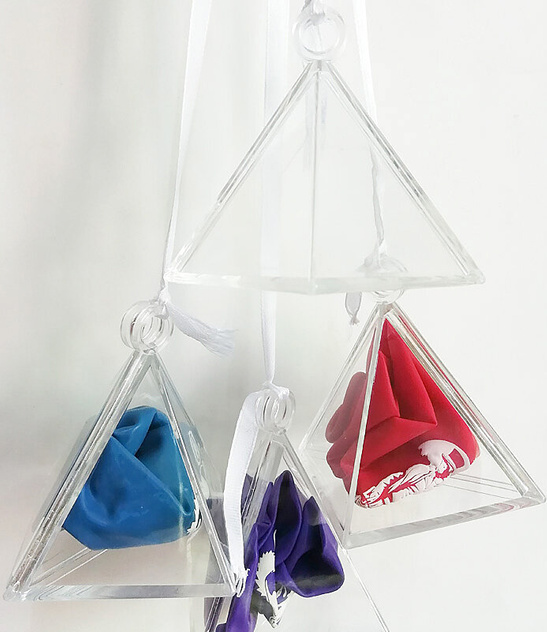 Obciążnik ciężarek do balonów z helem PIRAMIDKA 25g