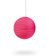 Lampion AKORDEON 20cm - fuksja